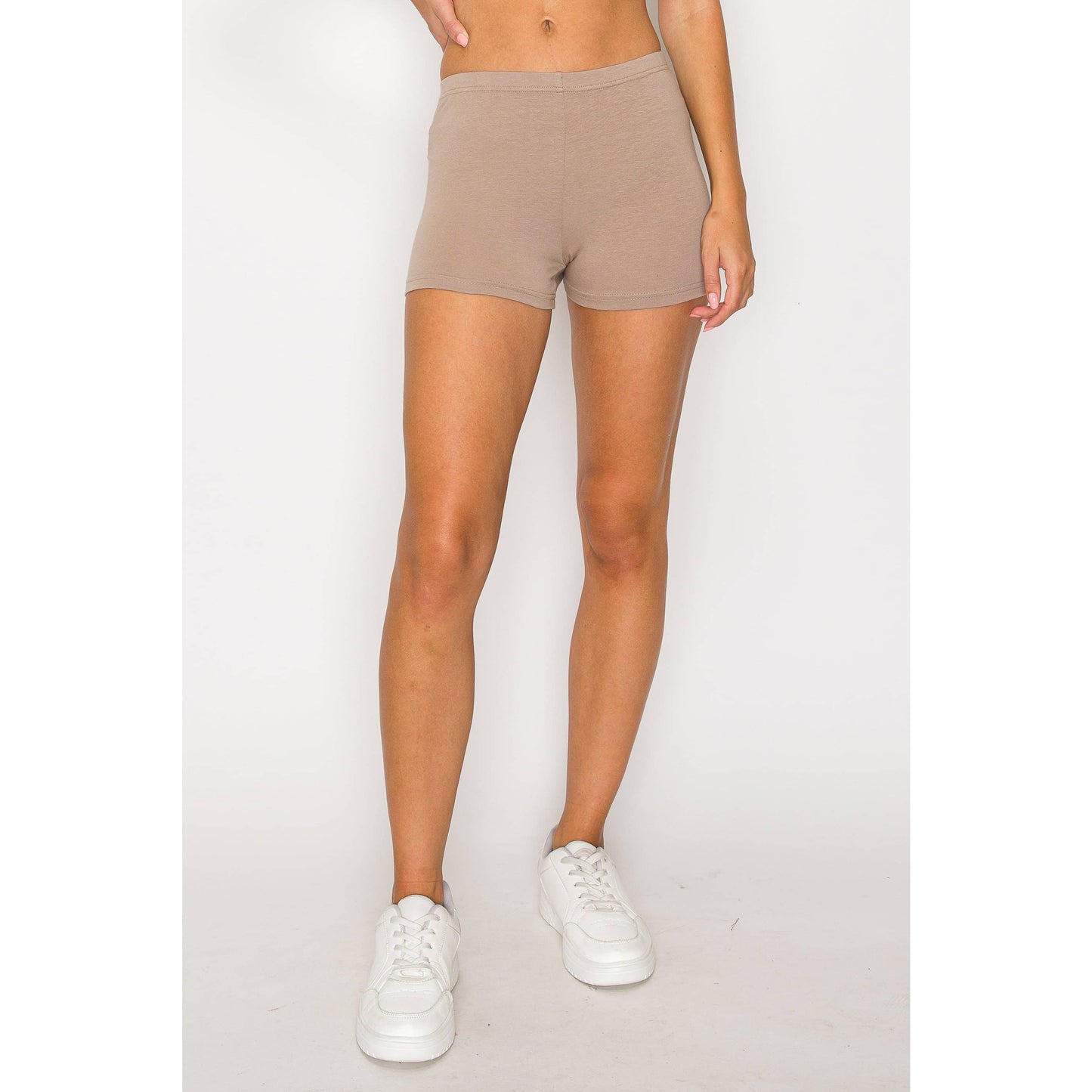 High Waist Mini Biker Shorts