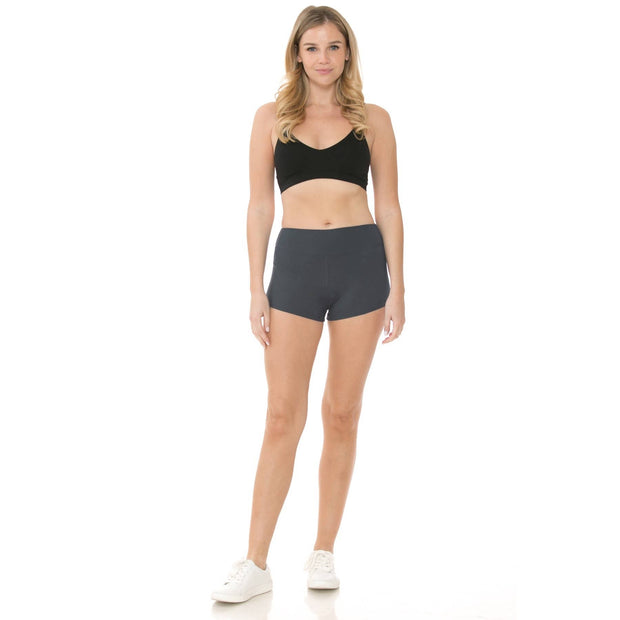 Buttery Soft Yoga Style Mini Shorts