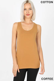 ".Cotton Jersey Basic Tank