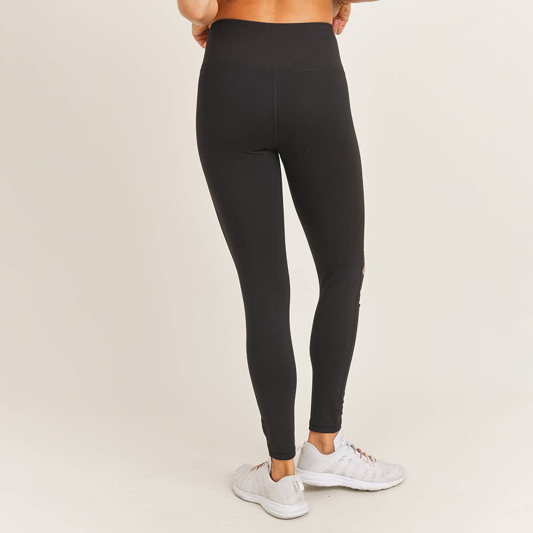 Laser cut leggings