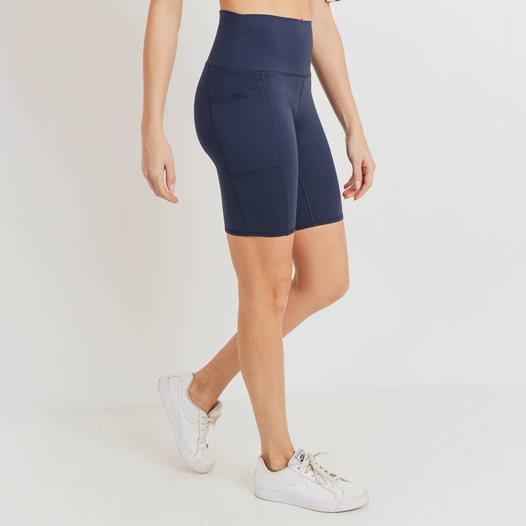 Tapered Band Essential Biker Shorts