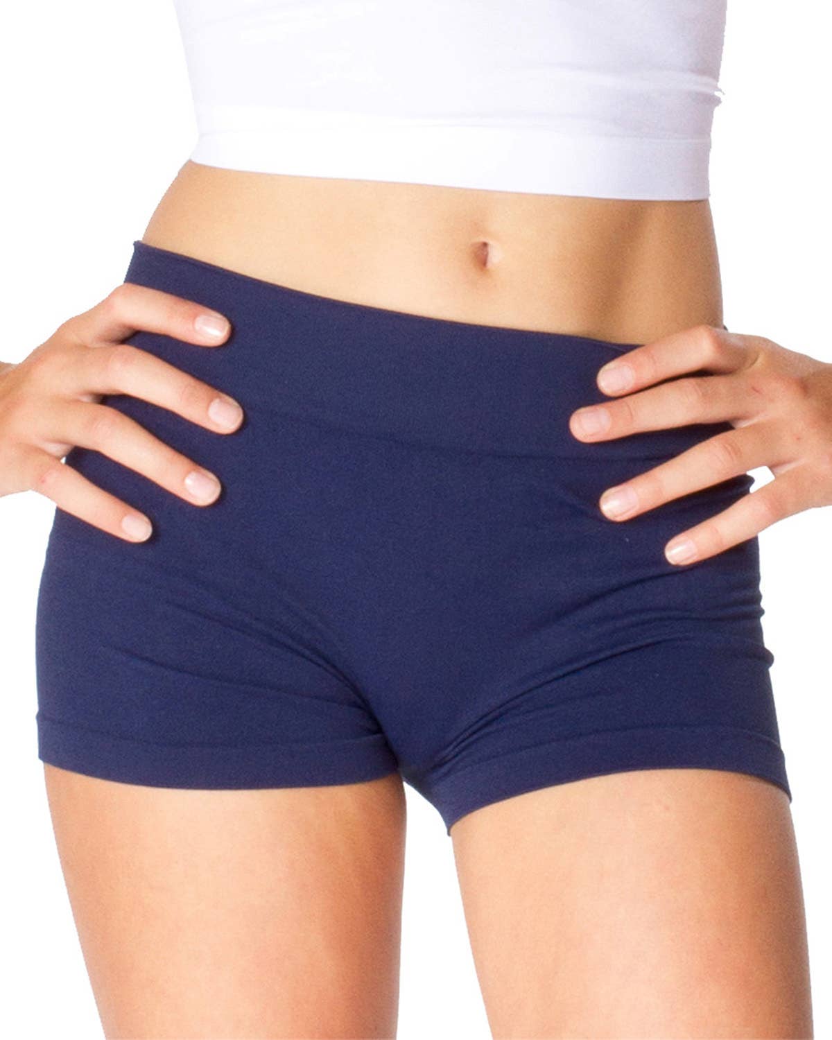 Solid Boy Shorts Girls 10-14 One Size