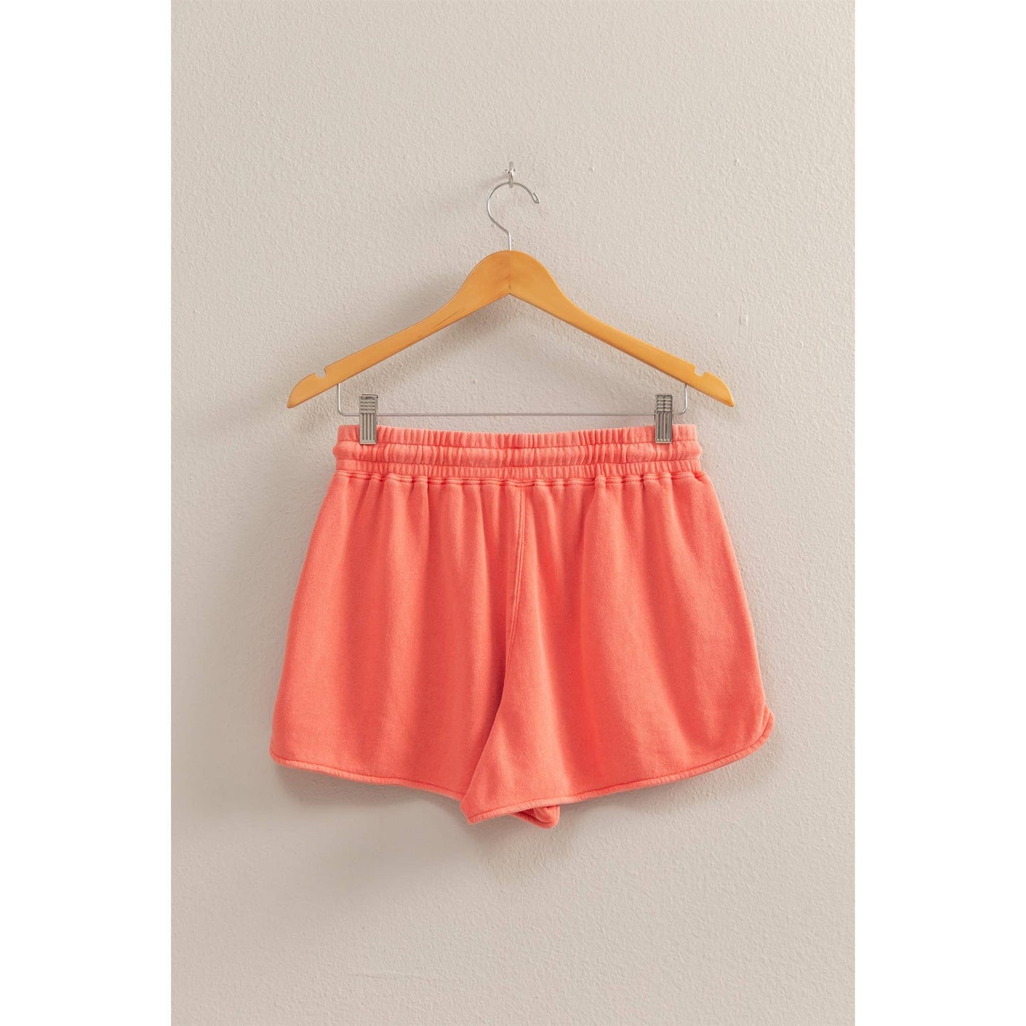 DZ25A690-Drawstring Waist Casual Dolphin Shorts