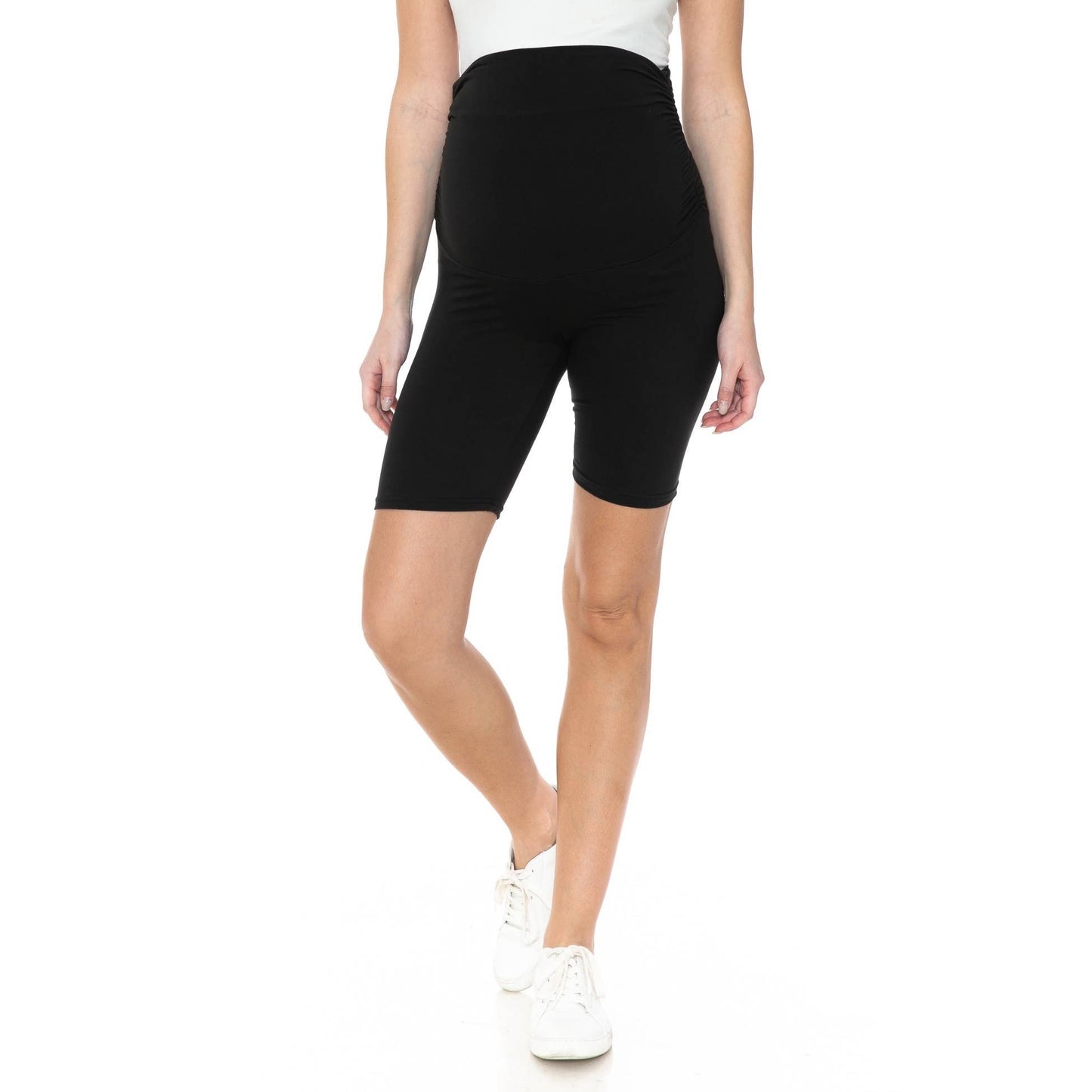 Buttery Soft Print Maternity Shorts