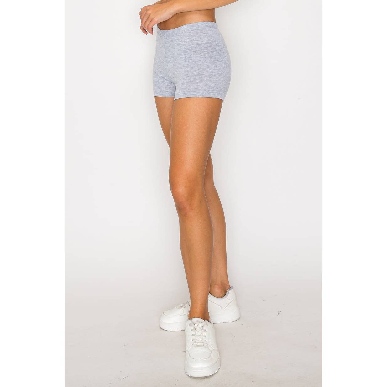 High Waist Mini Biker Shorts