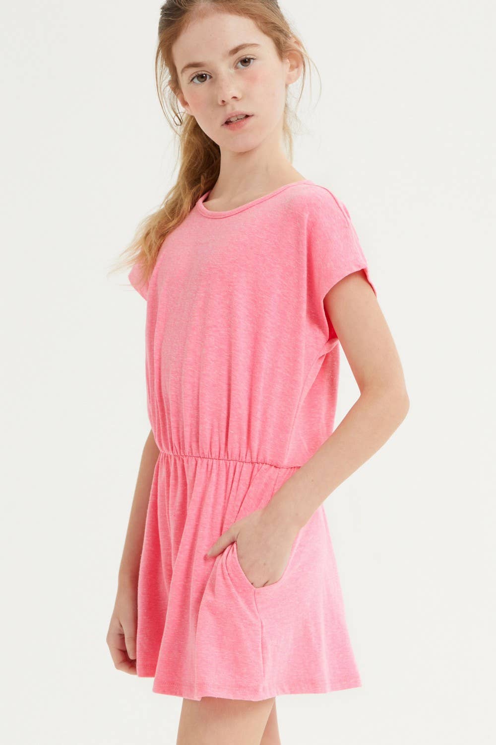 Back Button Skort Romper